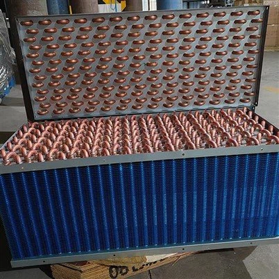 Cypyrddau Arddangos Tiwb Copr Finned Condenser